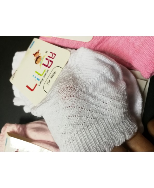 Lilyy детски ажурени чорапи ромб Lilyy детски ажурени чорапи ромб